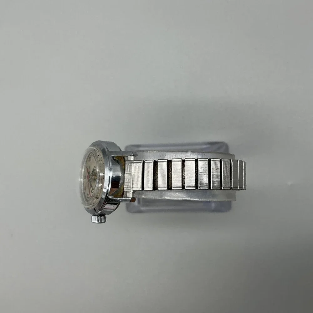 Vintage Timex Womens Watch 24mm Silver Dial Water Resistant Manual Wind